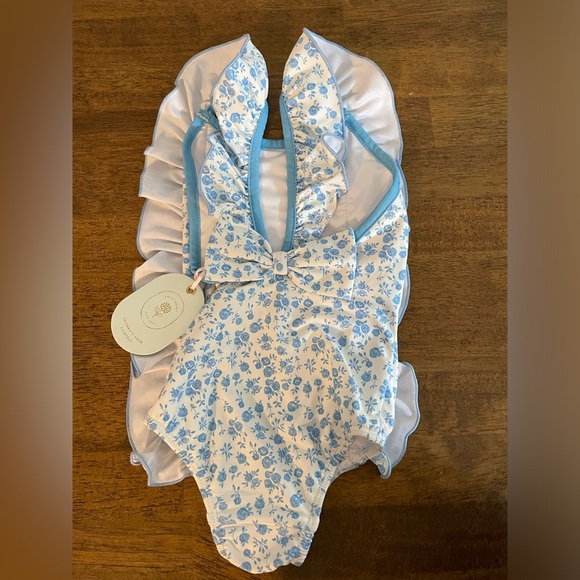 Adorable 18 month Sweethoney floral swimsuit - Picture 2 of 3